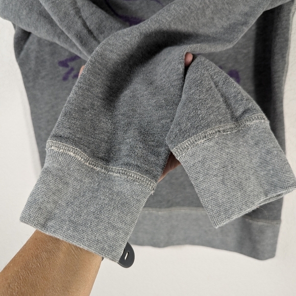 Vintage Style Minnesota Vikings Sweatshirt Junk Food Originals Gray Size Small - Picture 5 of 7